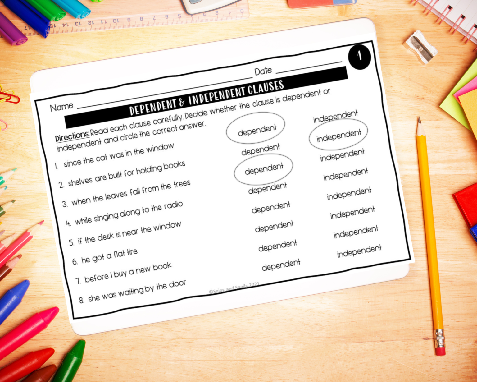 Complex Sentence Strategies Snips and Snails Teaching