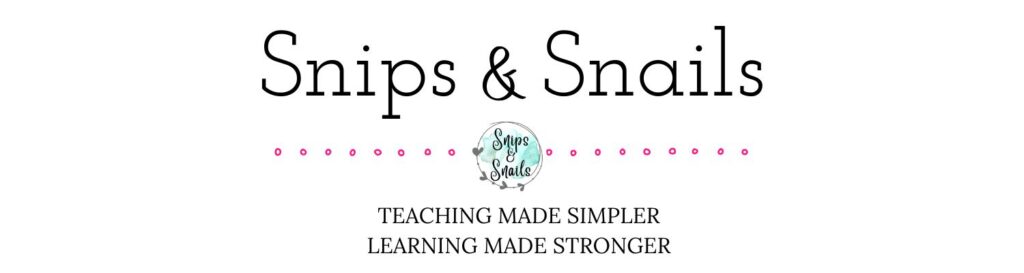 snips and snails teacher header; teaching made simpler, learning made stronger
