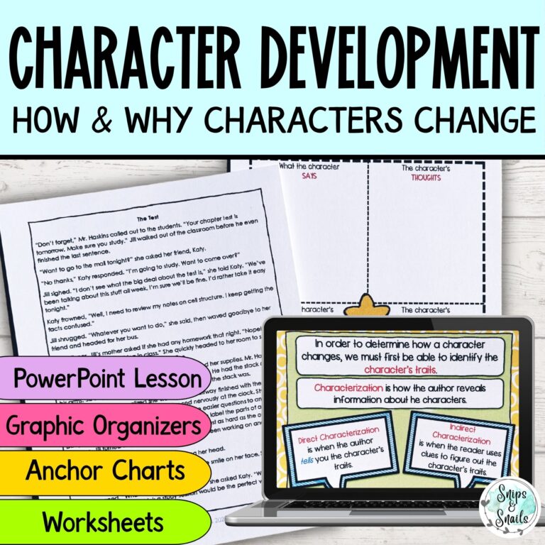 image of character development lesson resource from teachers pay teachers